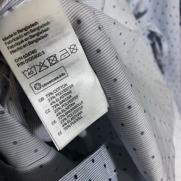 H&M Long Sleeve Button-Down Shirt SZ 12 - Picture 8 of 8